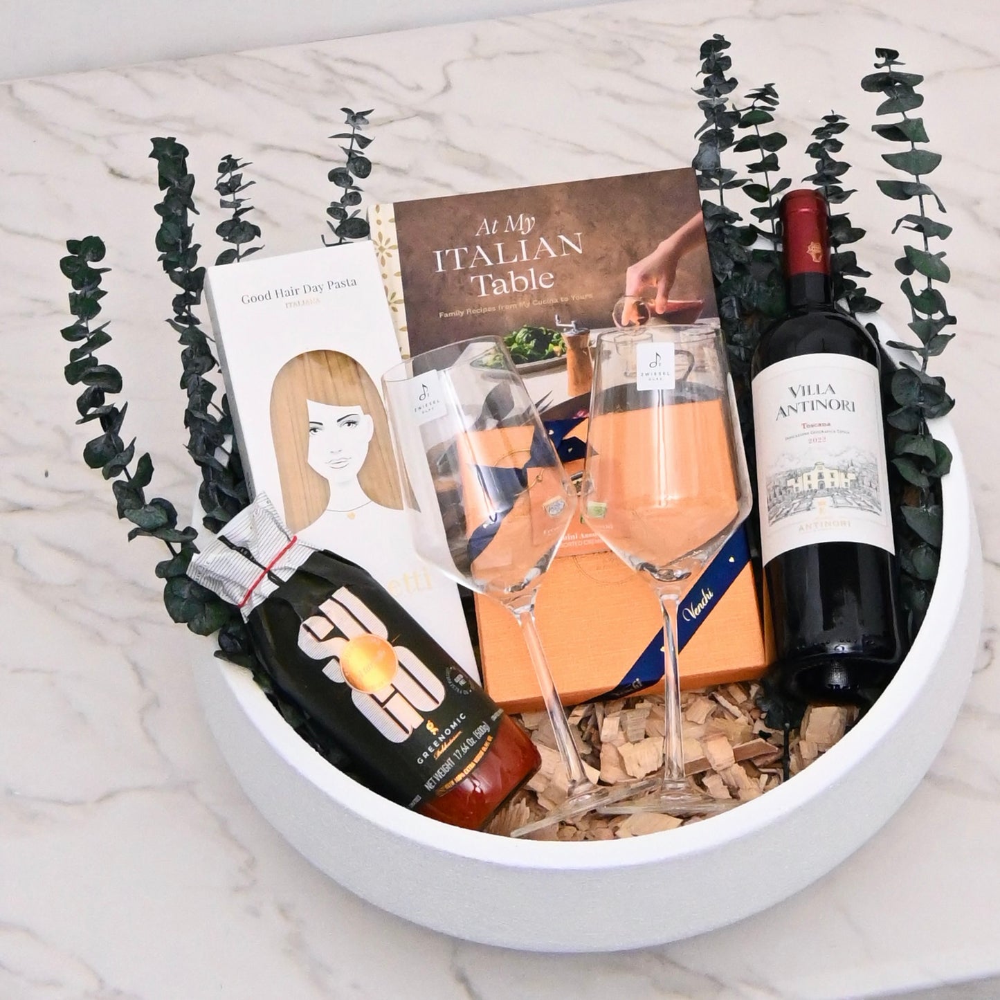 The Italian Table Wine & Culinary Luxury Gift Bowl