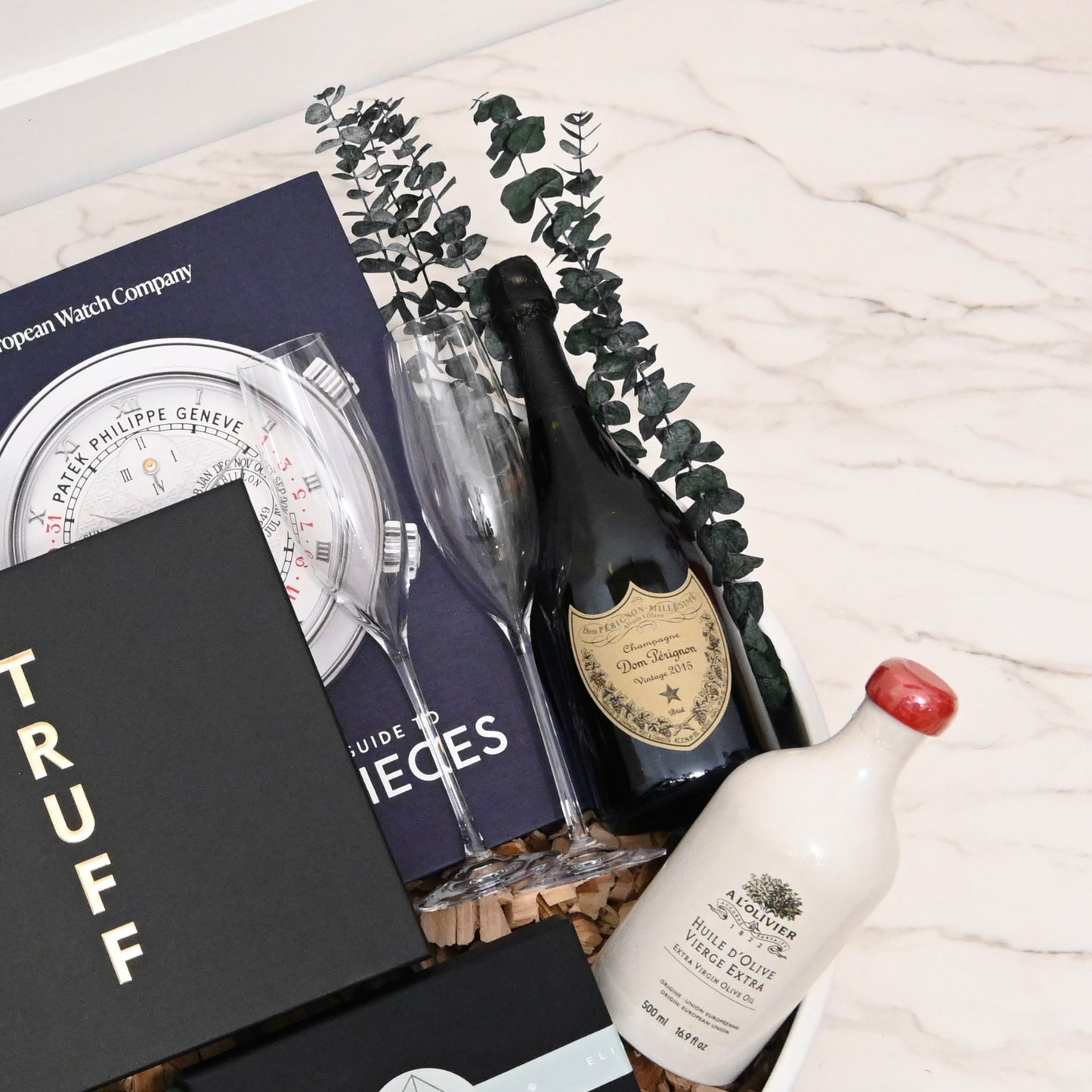 The Dom Pérignon & Timepiece Gentleman’s Luxury Gift Bowl
