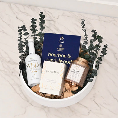 The Bourbon & Sandalwood Gentleman’s Luxury Gift Bowl
