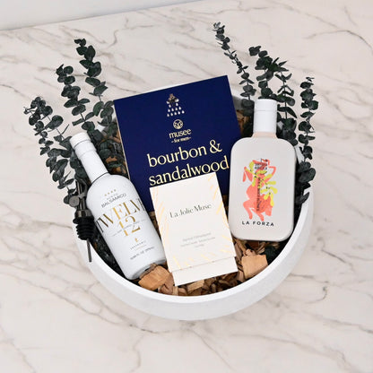 The Bourbon & Italian Artisan Indulgence Luxury Gift Bowl