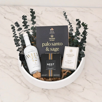 The Palo Santo & Amalfi Luxury Gourmet Gift Bowl