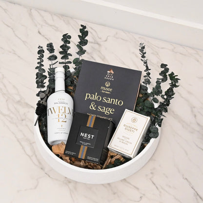 The Palo Santo & Amalfi Luxury Gourmet Gift Bowl