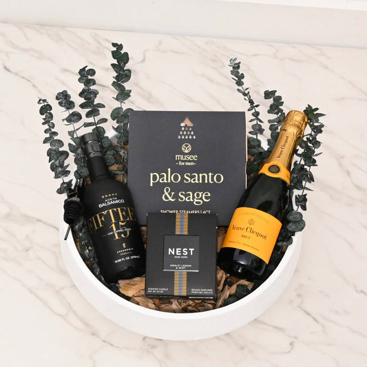 The Palo Santo & Veuve Clicquot Modern Indulgence Gift Bowl