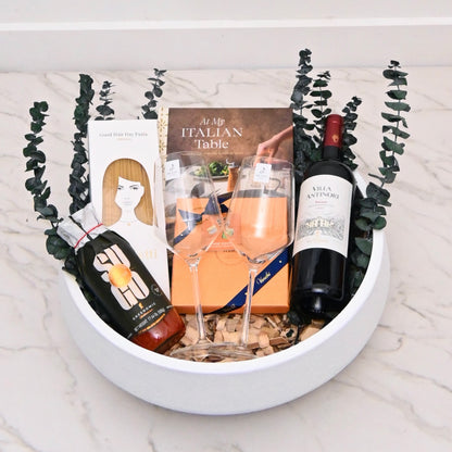 The Italian Table Wine & Culinary Luxury Gift Bowl