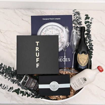 The Dom Pérignon & Timepiece Gentleman’s Luxury Gift Bowl