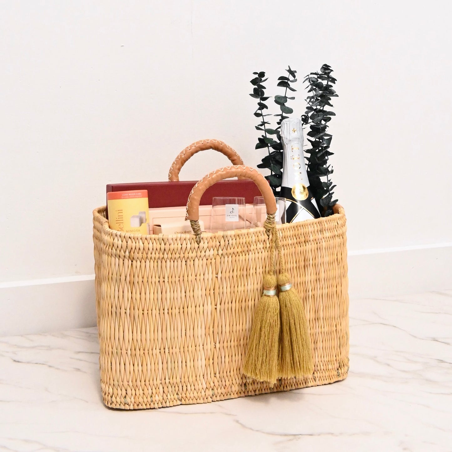 The Golden Indulgence Champagne & Truffle Luxury Tote