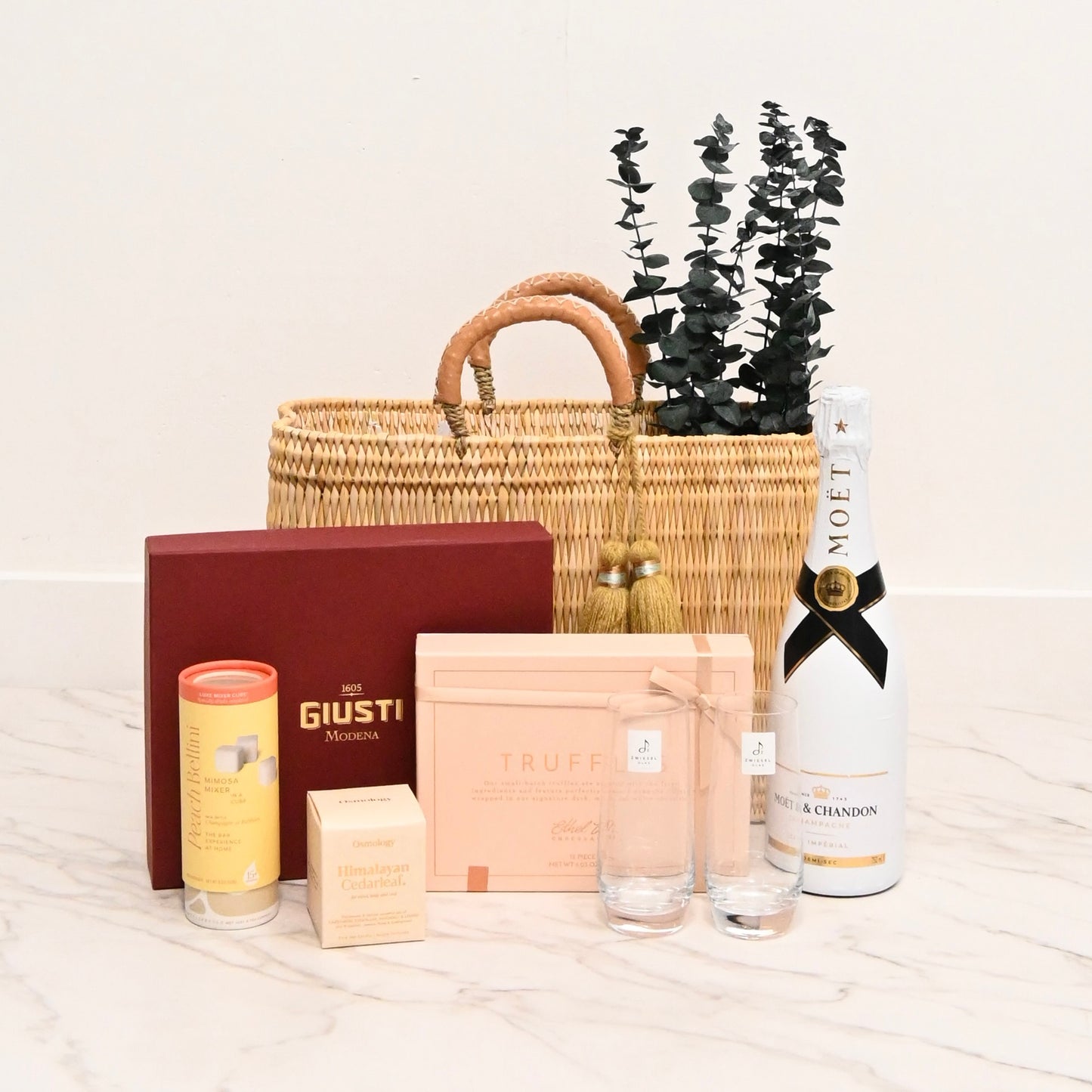 The Golden Indulgence Champagne & Truffle Luxury Tote