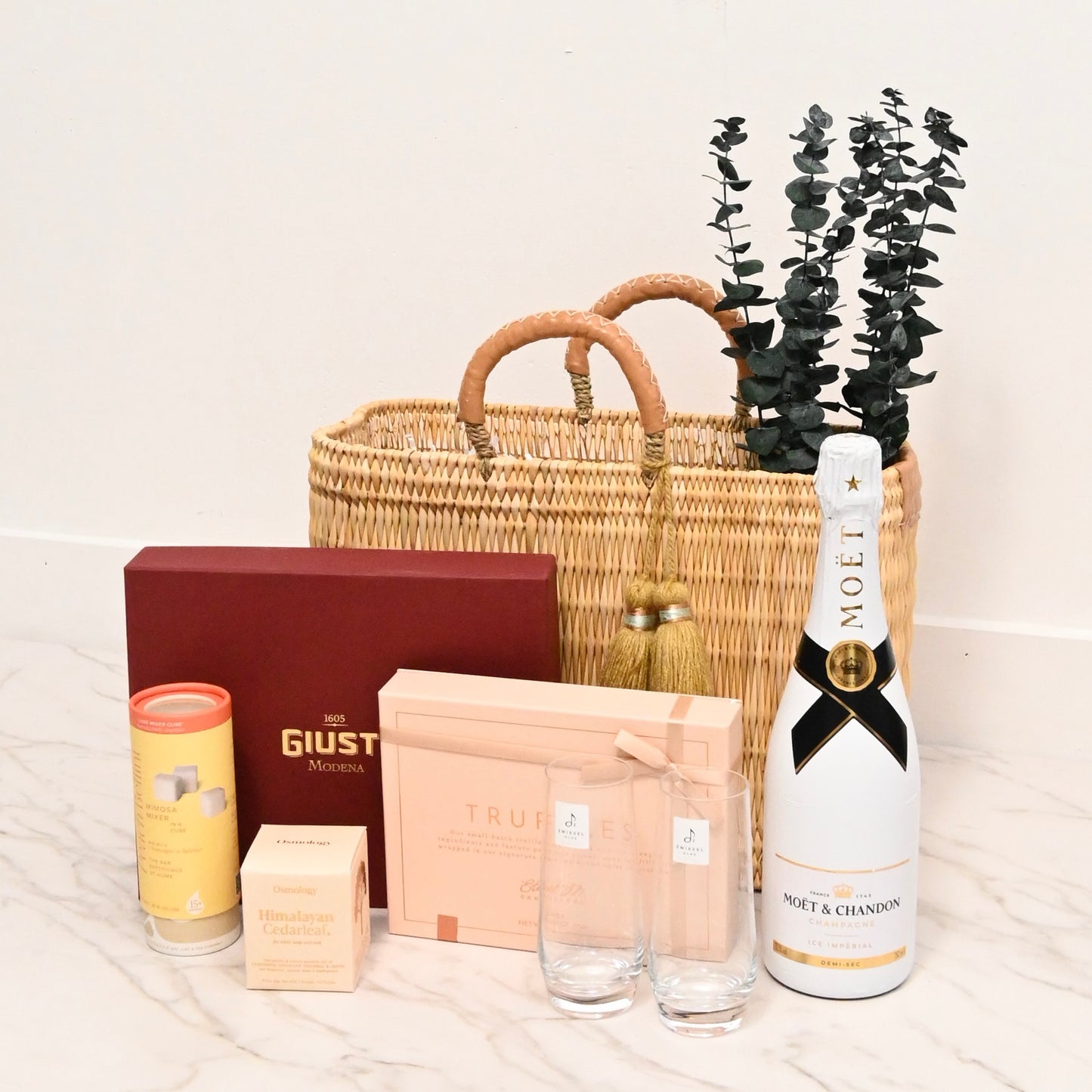 The Golden Indulgence Champagne & Truffle Luxury Tote