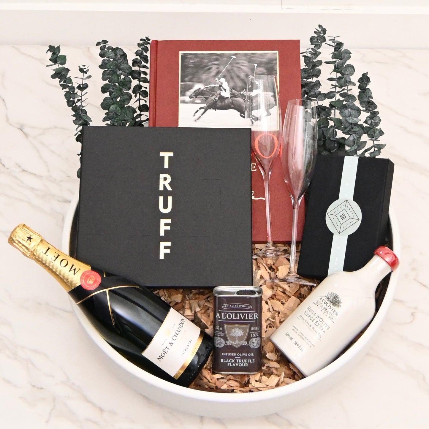 The Polo Heritage Champagne & Truffle Gentleman’s Luxury Gift Bowl