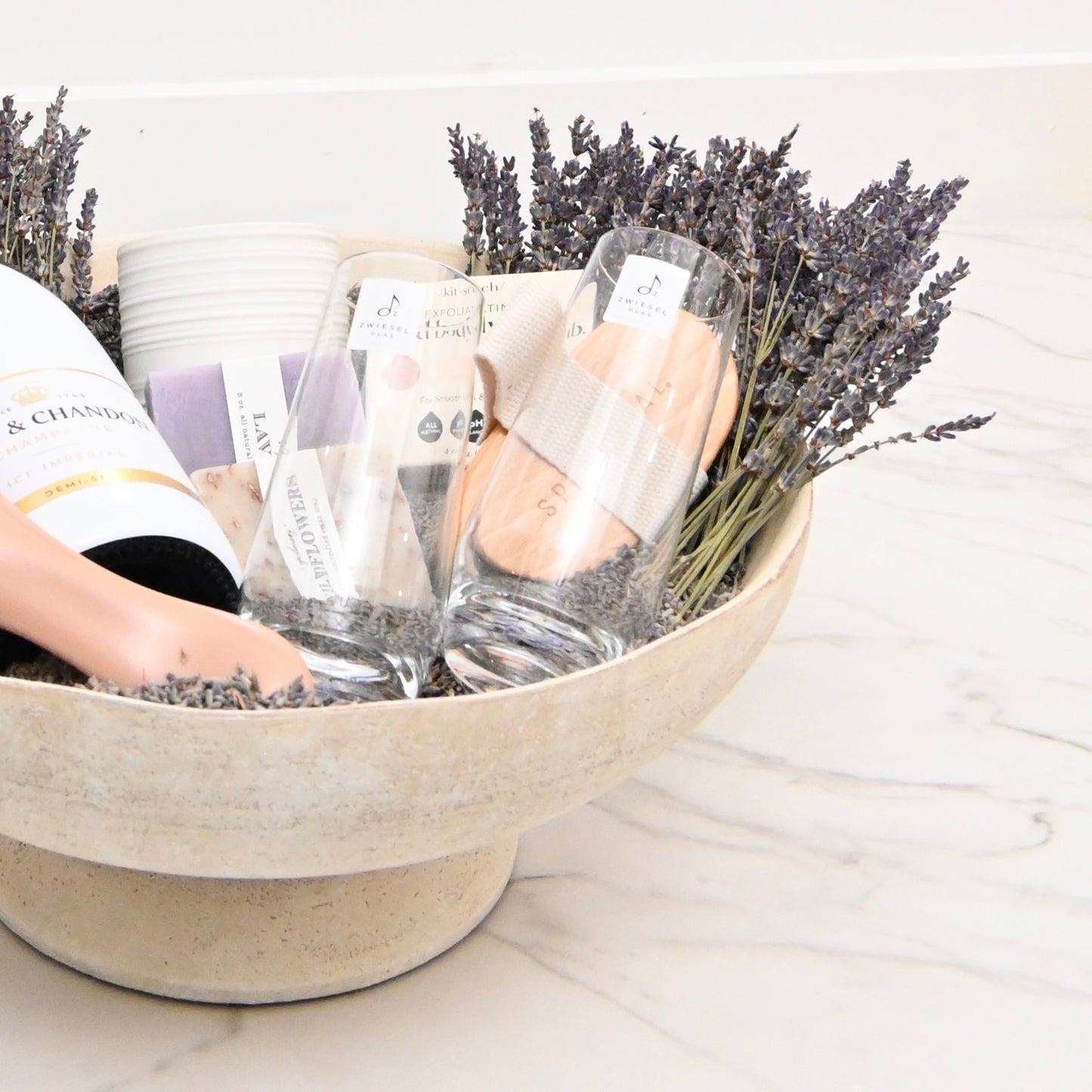 Lavender Luxe Champagne & Spa Indulgence
