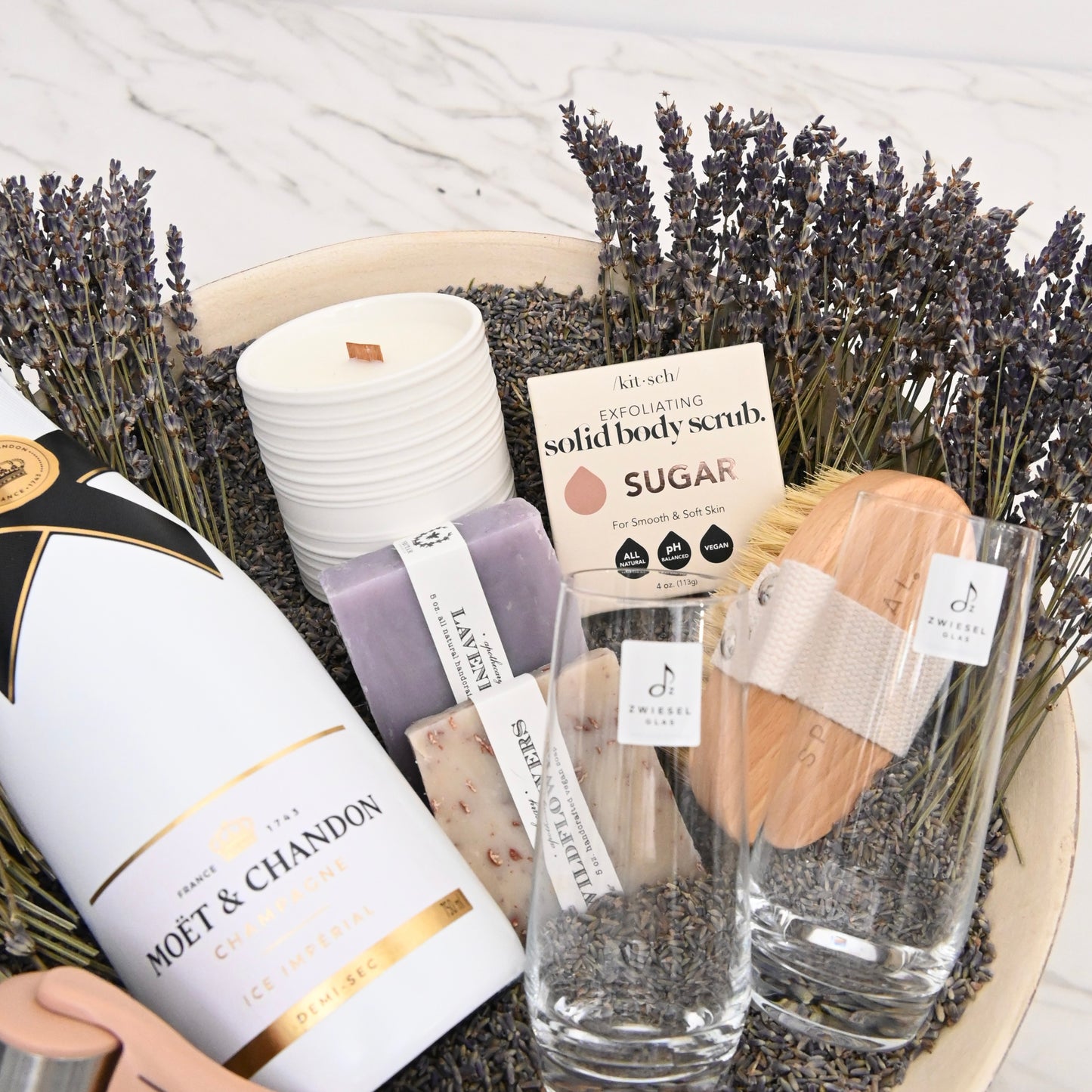 Lavender Luxe Champagne & Spa Indulgence