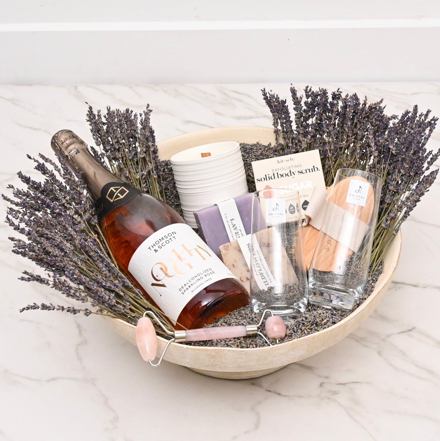 Lavender Luxe Champagne & Spa Indulgence