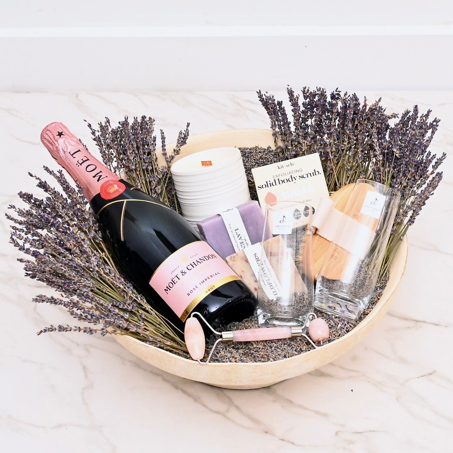 Lavender Luxe Champagne & Spa Indulgence