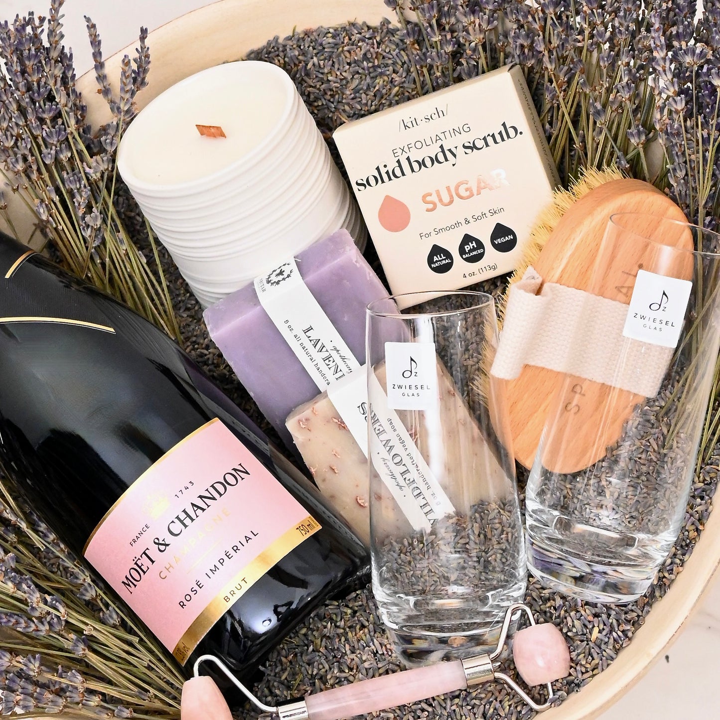 Lavender Luxe Champagne & Spa Indulgence